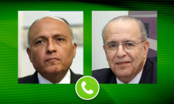 وزير الخارجية المصري يتلقى اتصالا من نظيره القبرصي الجديد