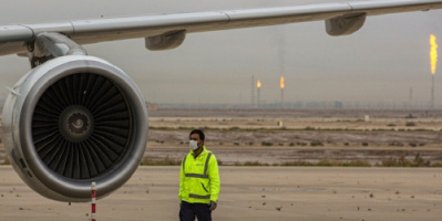 العراق.. إيقاف الرحلات الجوية في مطاري أربيل والسليمانية بسبب عاصفة ترابية