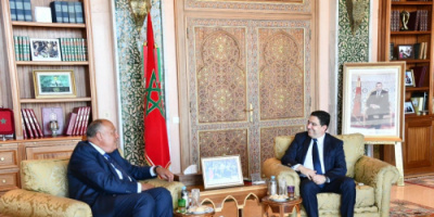 وزير خارجية المغرب يستقبل نظيره المصري في الرباط