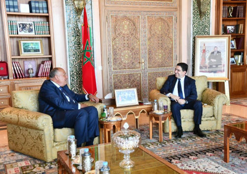 وزير خارجية المغرب يستقبل نظيره المصري في الرباط