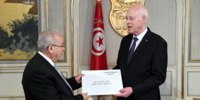 الرئيس التونسي قيس سعيد يستقبل وزير الخارجية الجزائري رمطان لعمامرة
