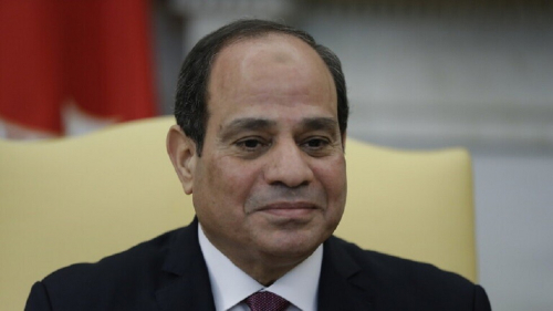  الرئيس المصري عبد الفتاح السيسي يستقبل وزير خارجية الإمارات