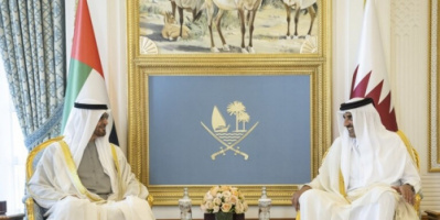 في زيارة أولى ببعدين.. محمد بن زايد يبحث في قطر العلاقات الثنائية وسبل تطويرها