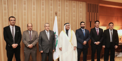 رئيس البرلمان العربي يلتقي مع رئيس جامعة الأمير محمد بن فهد