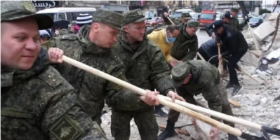 الدفاع الروسية توعز لقواتها في سوريا بتقديم المساعدة للسكان المتضررين من الزلزال 