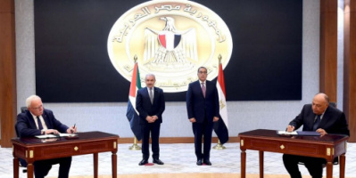 مصر توقع اتفاقية مع فلسطين في العاصمة الجديدة