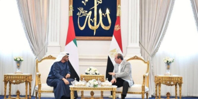 الرئيس السيسي يلتقي بن زايد في العلمين