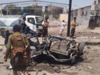 اليمن: قائد القوات الخاصة اللواء فضل باعش ينجو من هجوم إرهابي في أبين«صور» 