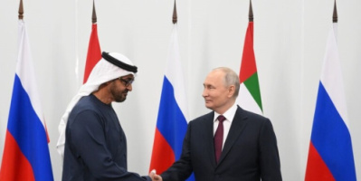 الرئيس الإماراتي بوتين يهنئ بفوزه في الانتخابات بفترة رئاسية جديدة