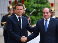 السيسي وماكرون: لا سلام في الشرق الأوسط دون دولة فلسطينية