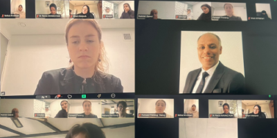 قيادة دائرة المرأة في المجلس الأعلى للمقاومة الشعبية تشارك في منتدى دولي لمناقشة آثار الحرب في اليمن