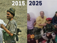 اللواء شلال شايع يزور رفيق دربه المناضل صلاح الشنفرة خلال زيارته الاعتيادية لمحافظة الضالع