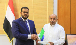 محافظ حضرموت يبحث مع مؤسسة صلة خارطة المشاريع التنموية والخدمية للمرحلة القادمة