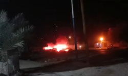 حضرموت.. حريق في مستودع خردة بــ سيئون يتسبب بسلسلة انفجارات قوية