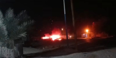 حضرموت.. حريق في مستودع خردة بــ سيئون يتسبب بسلسلة انفجارات قوية