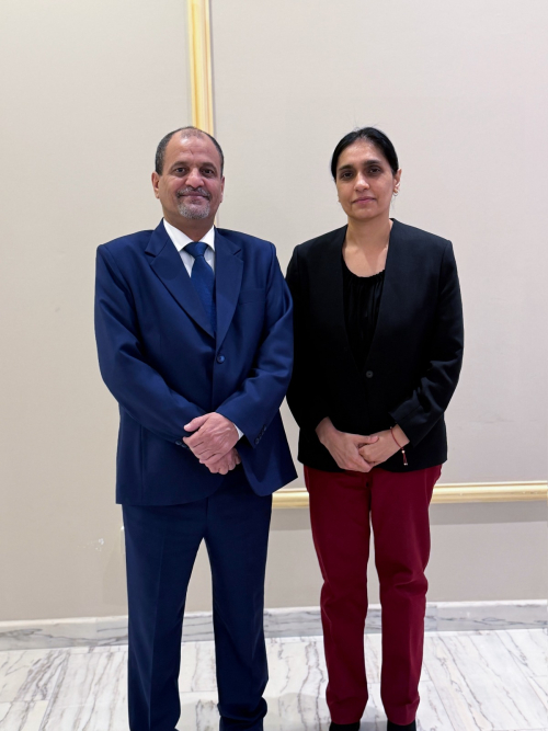 اللواء شلال شايع يبحث مع سفيرة المملكة المتحدة تعزيز التعاون الأمني وتنسيق الجهود الدولية لمكافحة الإرهاب