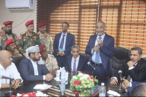 &rlm;عضو مجلس القيادة الرئاسي محمود الصبيحي يشيد بالدور الوطني لمحافظة لحج وتاريخها النضالي