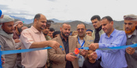 اللواء القُبَّة يفتتح محطة معالجة مياه في ثوبة ويتفقد مشاريع مياه في قرى بمديرية الضالع