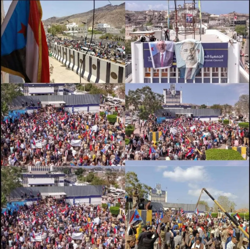 مليونية عدن تفرض إرادة الجنوب وتكسر قرارات المنع وتفتح المقرات بالقوة الجماهيرية