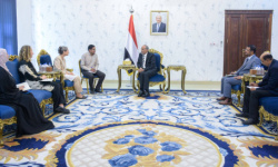 عضو مجلس القيادة الرئاسي محمود الصبيحي يستقبل في عدن سفيرة هولندا