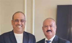 الميسري يستقبل وزير النقل محسن علي حيدره العمري
