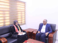 وزير التربية العبادي يلتقي رئيس قسم التعليم بمنظمة اليونيسف بعدن