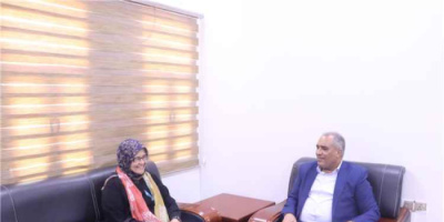 وزير التربية العبادي يلتقي رئيس قسم التعليم بمنظمة اليونيسف بعدن